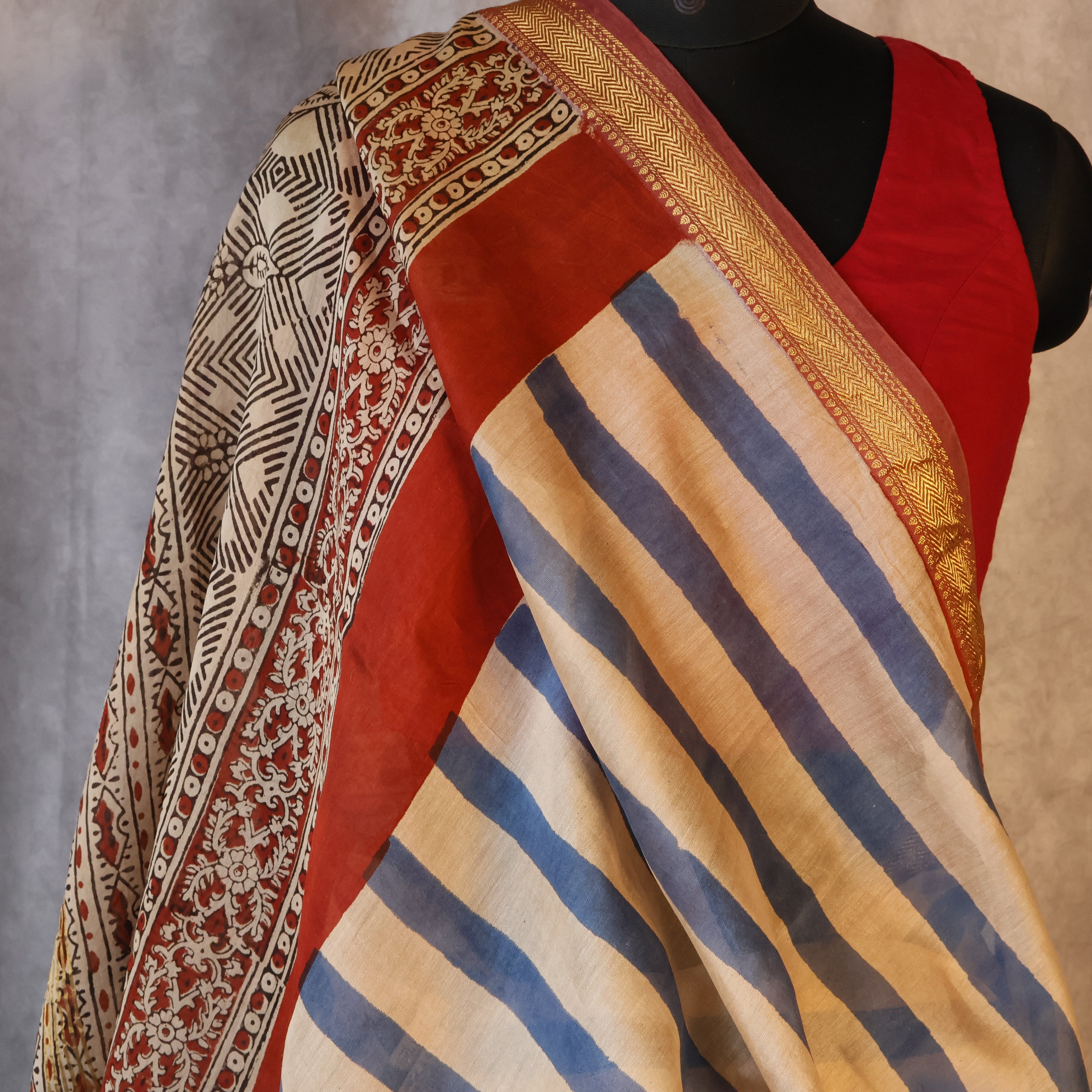 100% Pure Maheshwari Handloom Silk