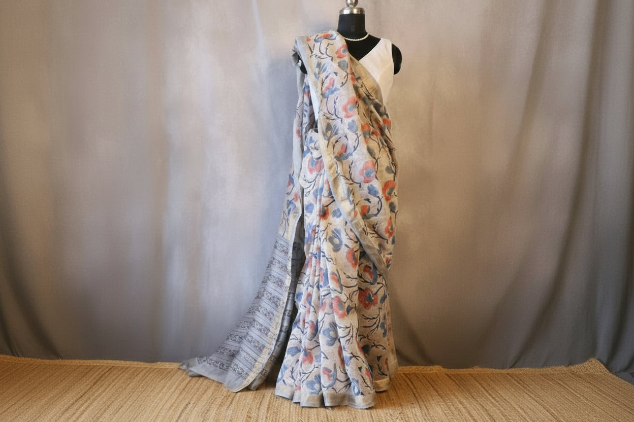 100% Pure Maheshwari Handloom Silk