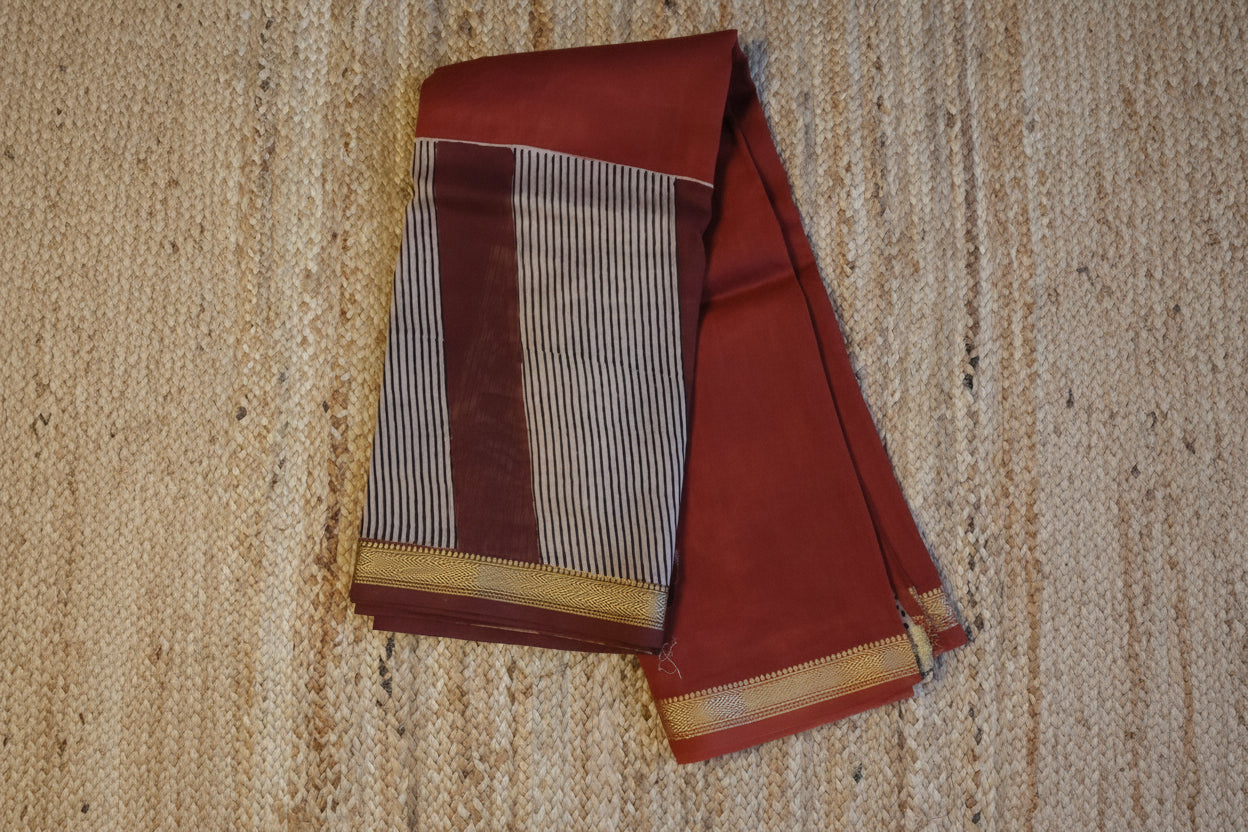 100% Pure Maheshwari Handloom Silk