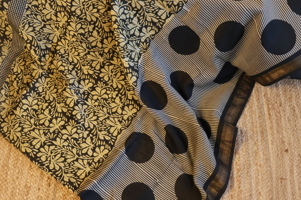 100% Pure Maheshwari Handloom Silk