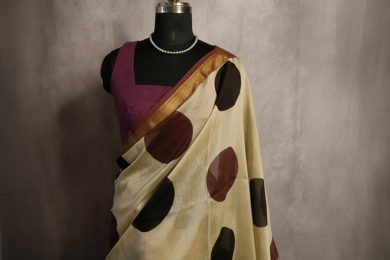 100% Pure Maheshwari Handloom Silk
