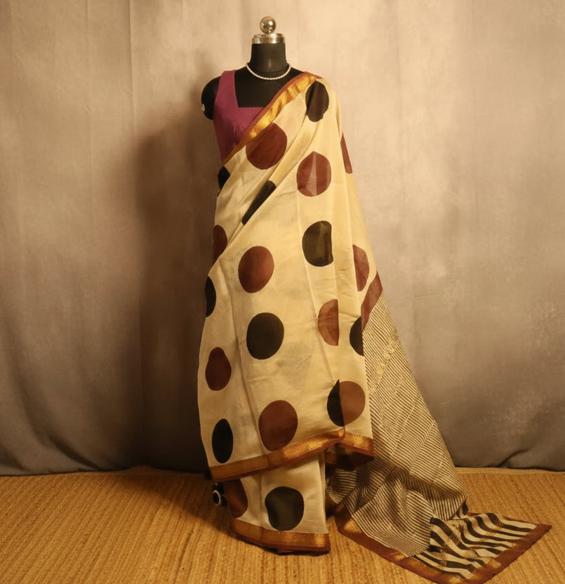 100% Pure Maheshwari Handloom Silk