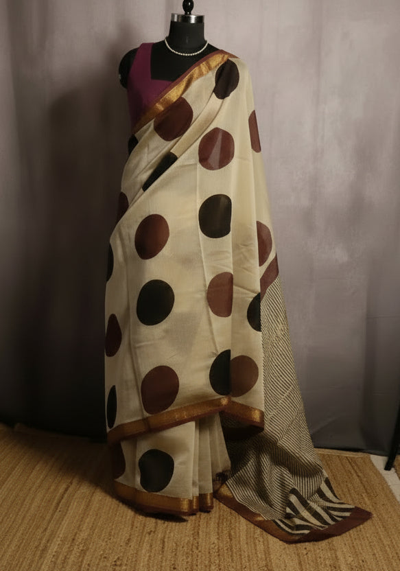 100% Pure Maheshwari Handloom Silk