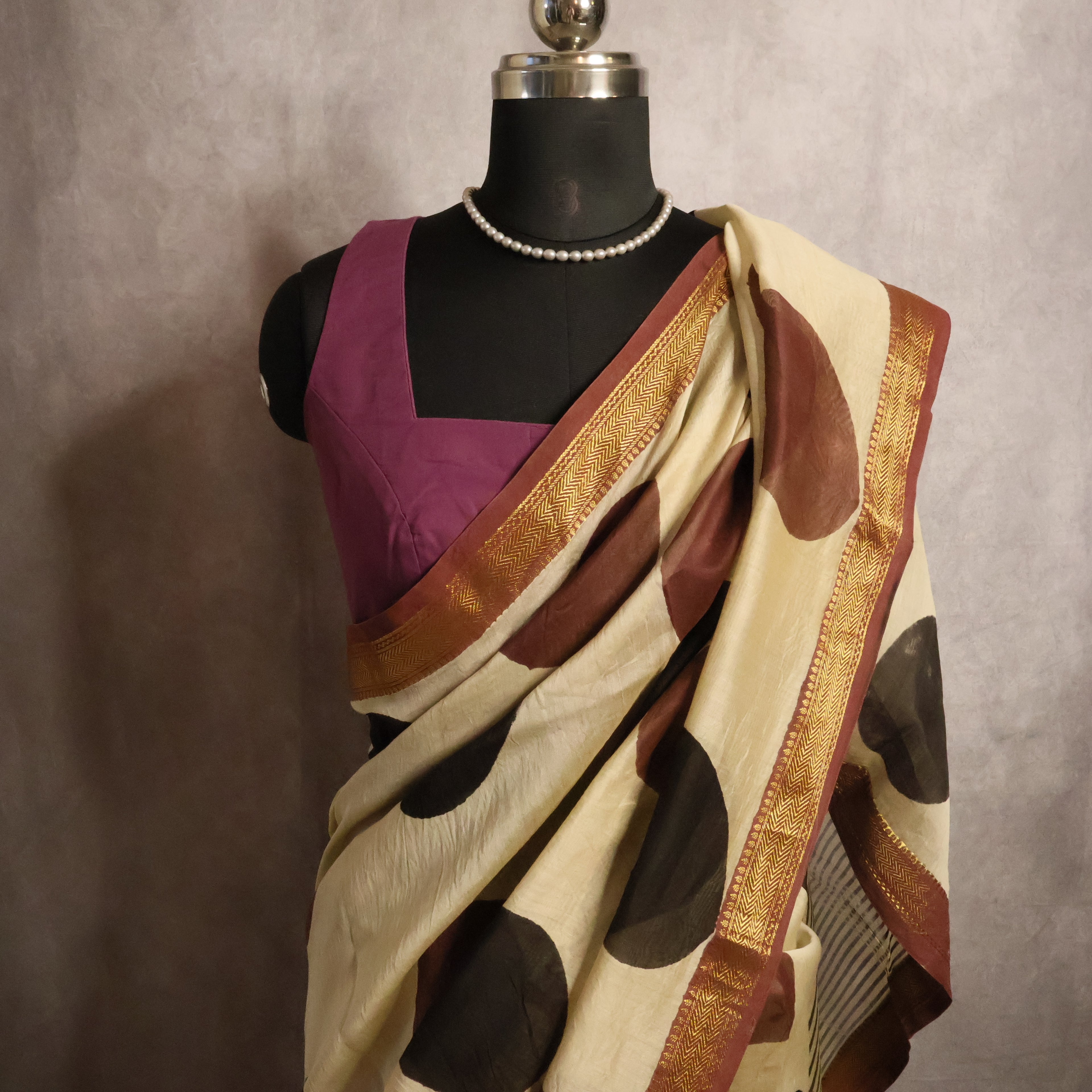 100% Pure Maheshwari Handloom Silk