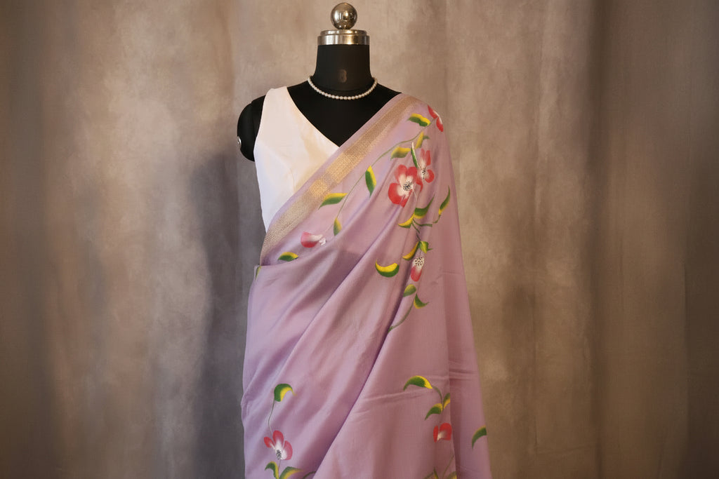 100% Pure Maheshwari Handloom Silk