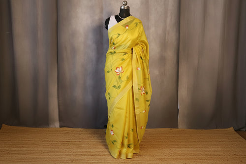 100% Pure Maheshwari Handloom Silk