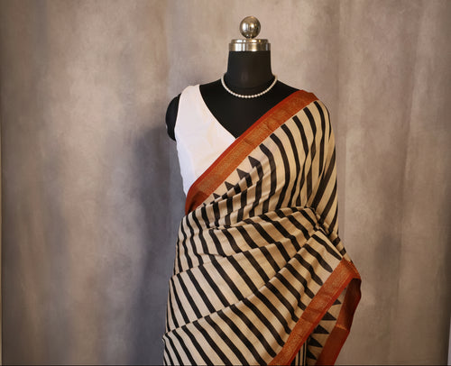 100% Pure Maheshwari Handloom Silk