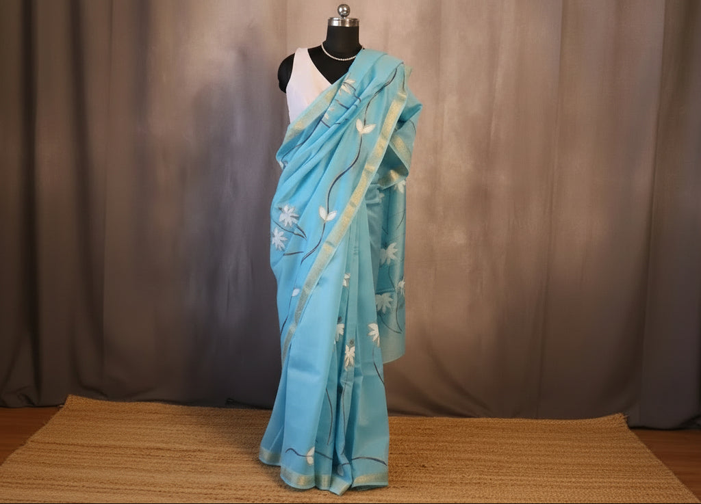 100% Pure Maheshwari Handloom Silk