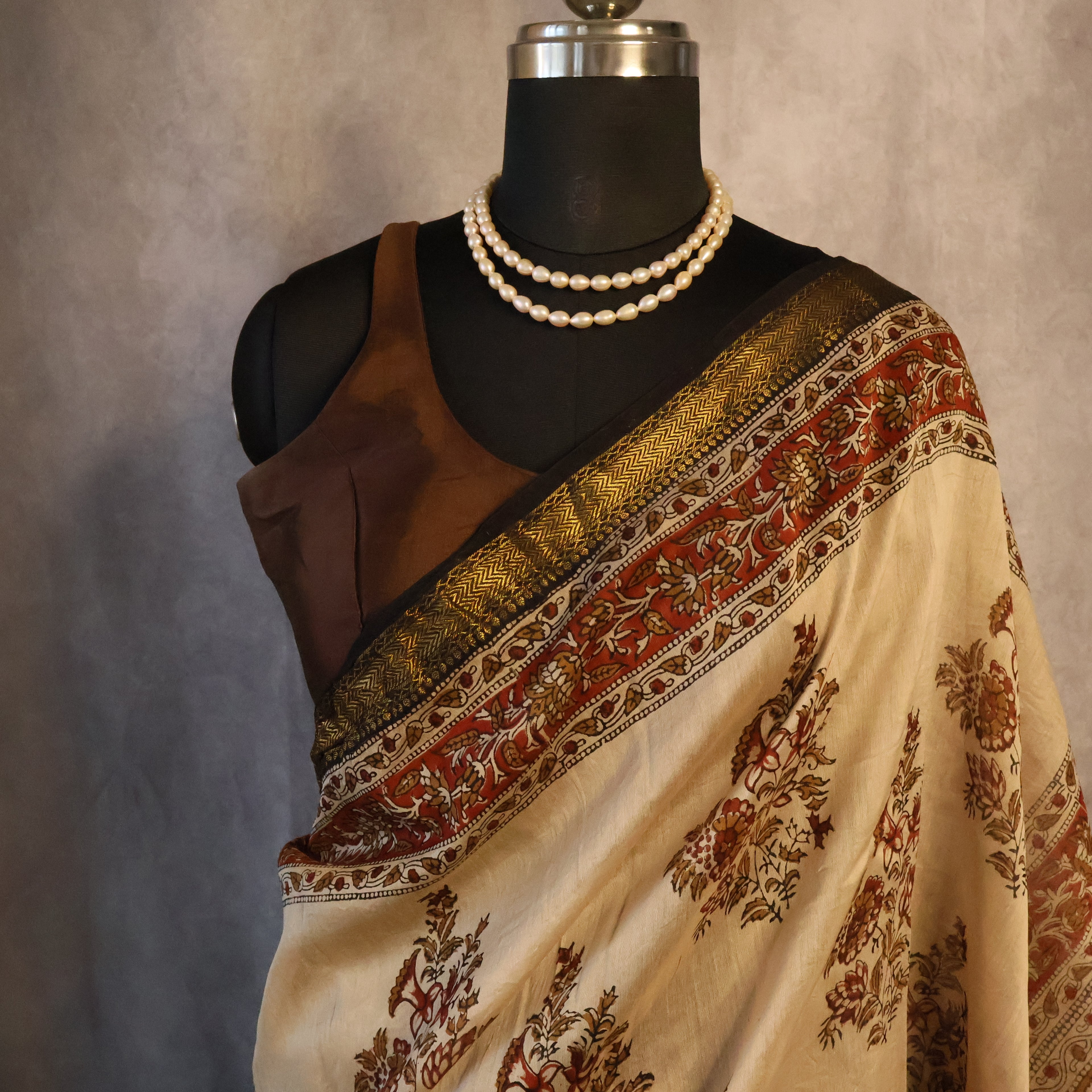 100% Pure Maheshwari Handloom Silk