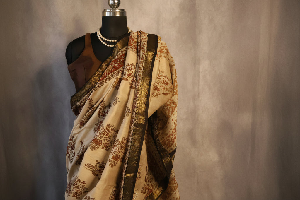 100% Pure Maheshwari Handloom Silk