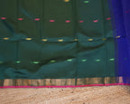 Handwoven Saree with Pure Zari cotton raw silk blend with blouse. Light weight easy to drape. Comfortable all day.