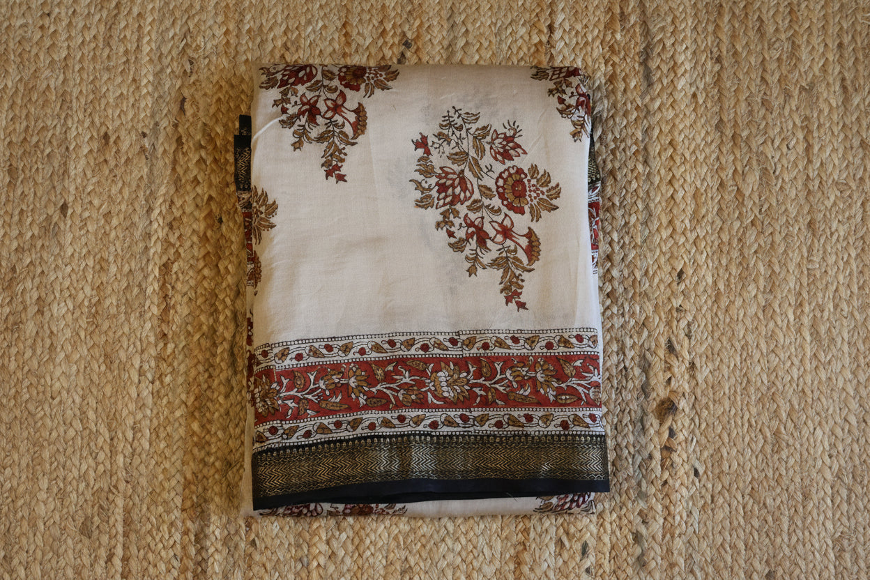 100% Pure Maheshwari Handloom Silk
