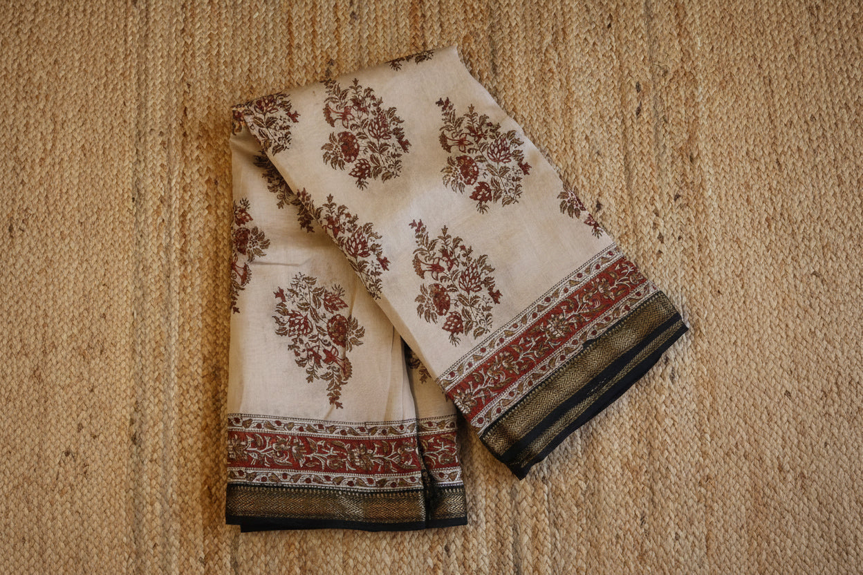 100% Pure Maheshwari Handloom Silk