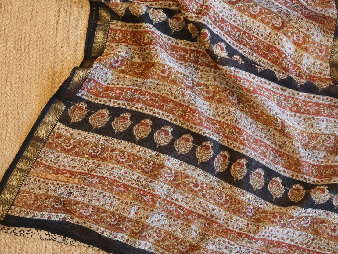 100% Pure Maheshwari Handloom Silk