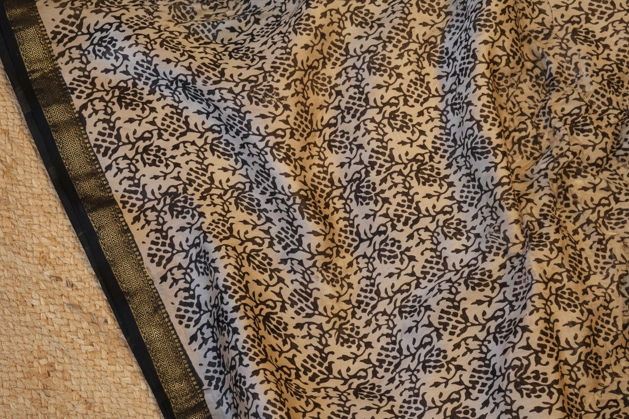 100% Pure Maheshwari Handloom Silk