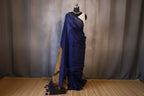 Cotton Handwoven Saree with with Zari Pallu and Tassels . Light weight easy to drape. Comfortable all day.