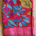 Silk Linen Jamdani Saree – West Bengal Handloom
