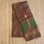 Silk Linen Jamdani Saree – West Bengal Handloom