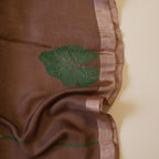 Silk Linen Jamdani Saree – West Bengal Handloom