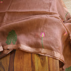 Silk Linen Jamdani Saree – West Bengal Handloom