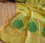 Silk Linen Jamdani Saree – West Bengal Handloom