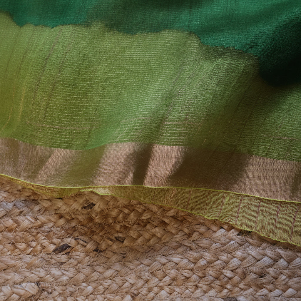 Silk Linen Jamdani Saree – West Bengal Handloom