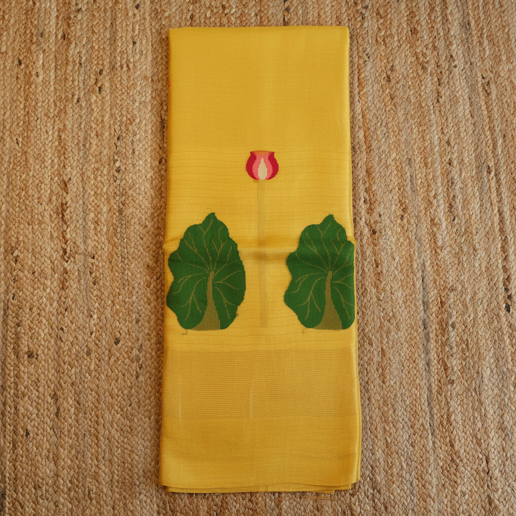 Silk Linen Jamdani Saree – West Bengal Handloom