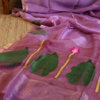 Silk Linen Jamdani Saree – West Bengal Handloom
