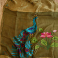 Silk Linen Jamdani Saree – West Bengal Handloom