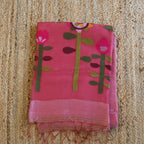 Silk Linen Jamdani Saree – West Bengal Handloom