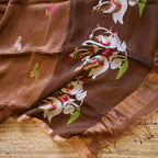 Silk Linen Jamdani Saree – West Bengal Handloom