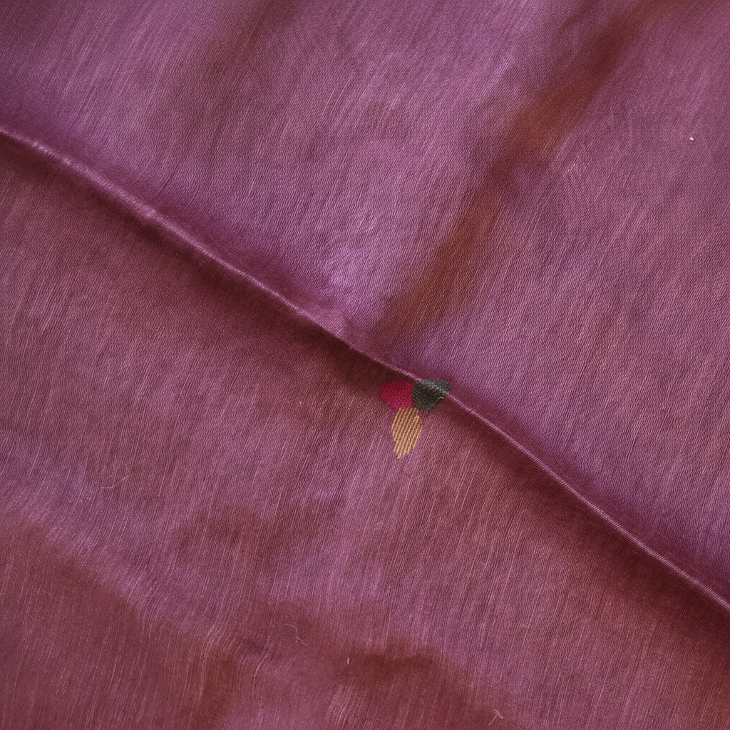 Silk Linen Jamdani Saree – West Bengal Handloom