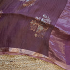 Silk Linen Jamdani Saree – West Bengal Handloom
