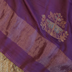 Silk Linen Jamdani Saree – West Bengal Handloom
