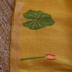 Silk Linen Jamdani Saree – West Bengal Handloom