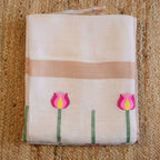 Silk Linen Jamdani Saree – West Bengal Handloom