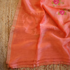 Silk Linen Jamdani Saree – West Bengal Handloom
