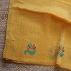 Silk Linen Jamdani Saree – West Bengal Handloom