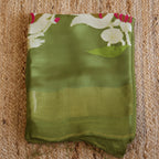 Silk Linen Jamdani Saree – West Bengal Handloom
