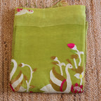 Silk Linen Jamdani Saree – West Bengal Handloom