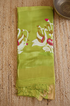 Silk Linen Jamdani Saree – West Bengal Handloom