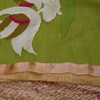 Silk Linen Jamdani Saree – West Bengal Handloom