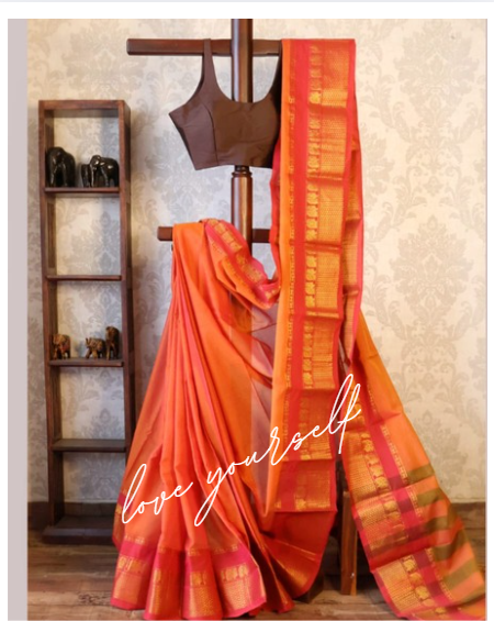 Narayanapet Cotton Handloom Sarees with blouse. Light weight easy to drape. Comfortable all day.