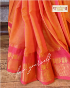 Narayanapet Cotton Handloom Sarees with blouse. Light weight easy to drape. Comfortable all day.