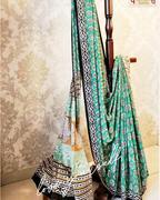 Mulmul pure cotton Sarees block print with blouse. Lightweight, easy to drape . Comfortable all day .
