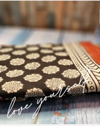 Mulmul pure cotton Sarees block print with blouse. Lightweight, easy to drape . Comfortable all day .