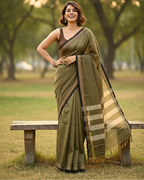 Narayanapet Cotton Handloom Sarees with blouse. Light weight easy to drape. Comfortable all day .