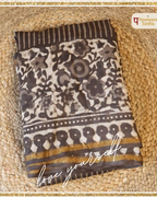 Chanderi Handloom Cotton Silk Saree with blouse – 20% Cotton 80% Silk. Light weight easy to drape. Comfortable all day .