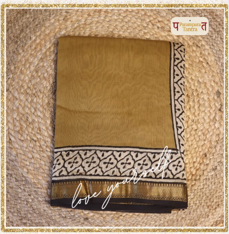 Maheshwari Handloom Silk Saree with blouse – 100% Pure Silk. Lightweight  easy to drape . Comfortable all day.