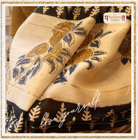 Maheshwari Handloom Silk Saree with blouse – 100% Pure Silk. Lightweight  easy to drape . Comfortable all day.